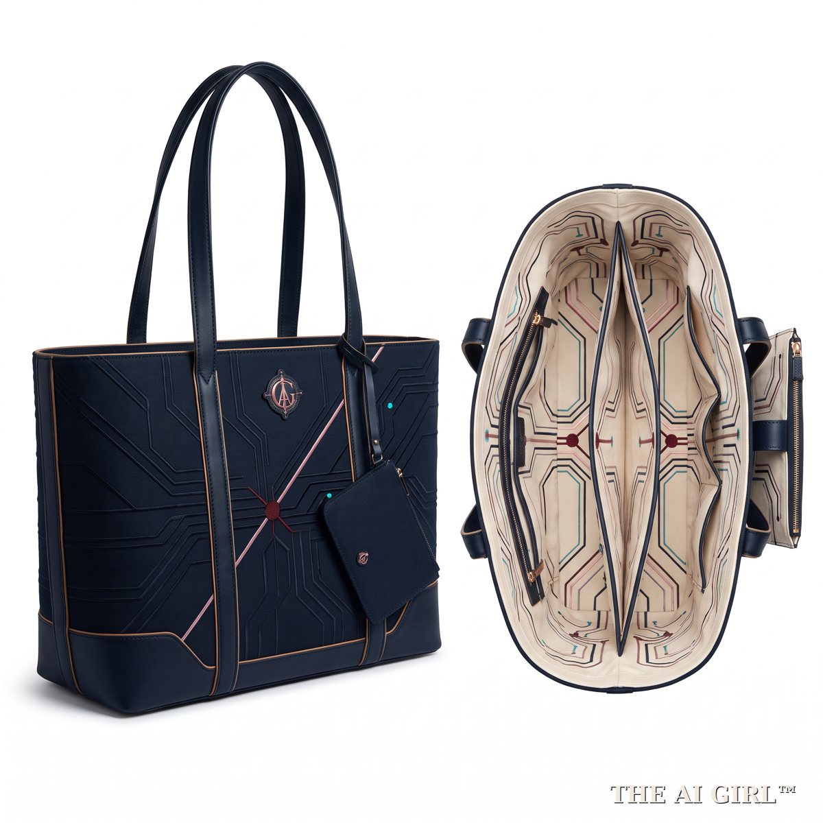 THE AI GIRL™ Circuit Tote, Midnight